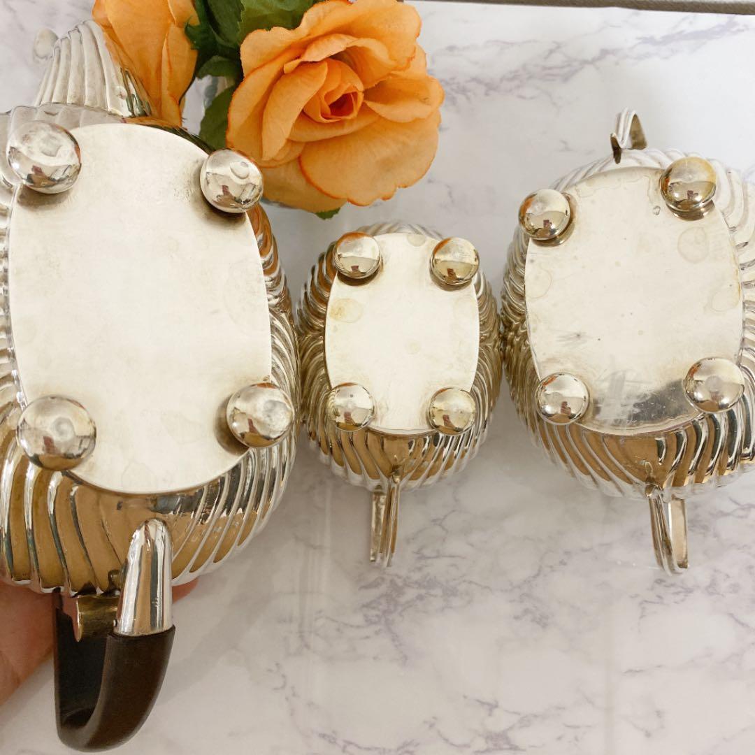 純銀925 お茶セット　スターリングシルバー　ティーポット 銀製