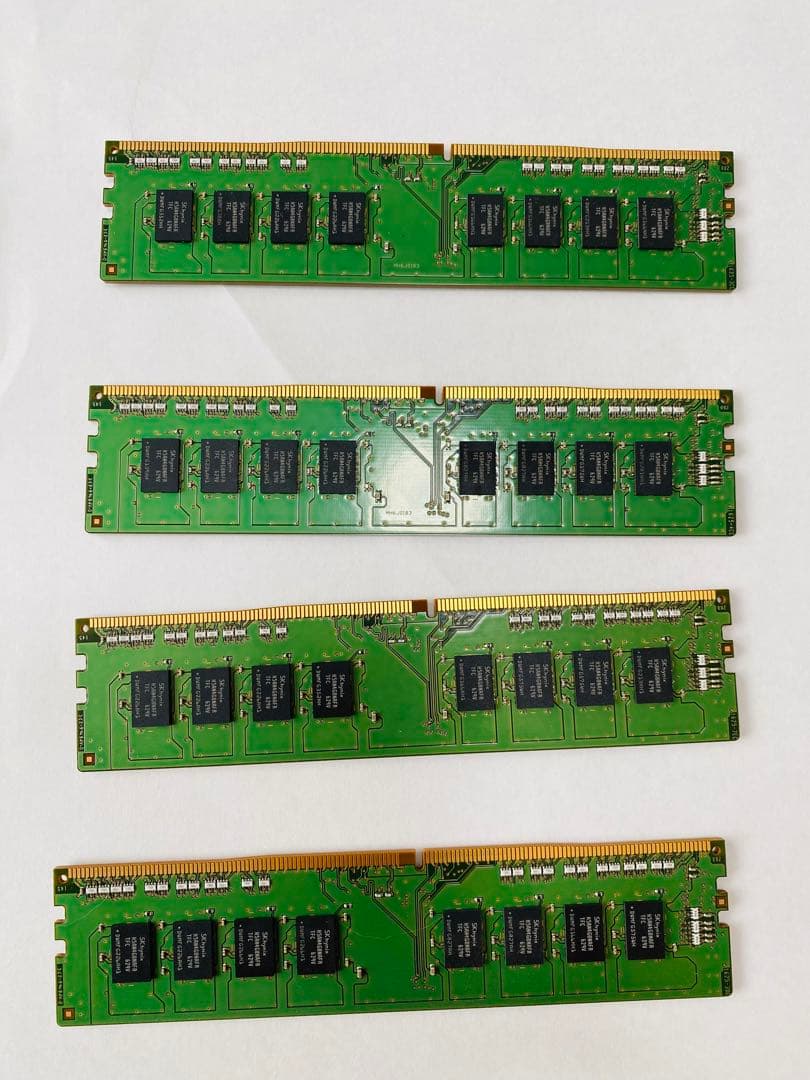 （中古）SK Hynix DDR4 8GB 2400MHz メモリ 4枚セット