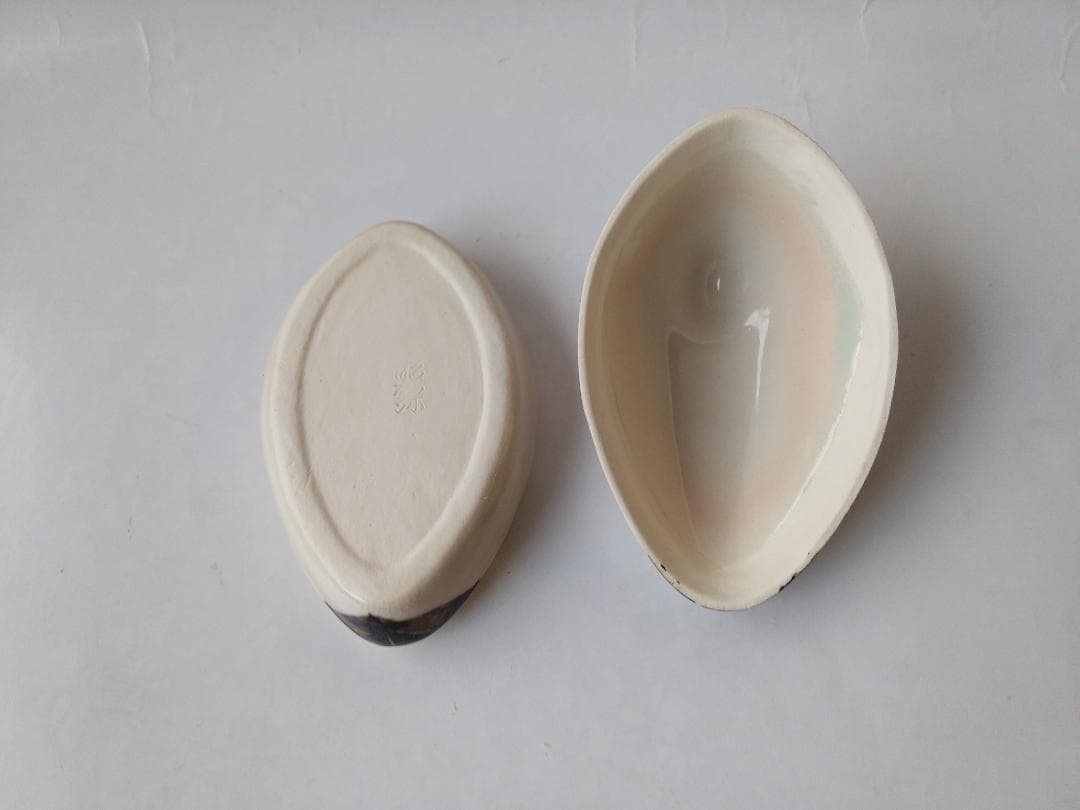 平安 高野昭阿弥 鶴香合 茶道具 懐石道具 香合 共箱 新品 未使用 保管品