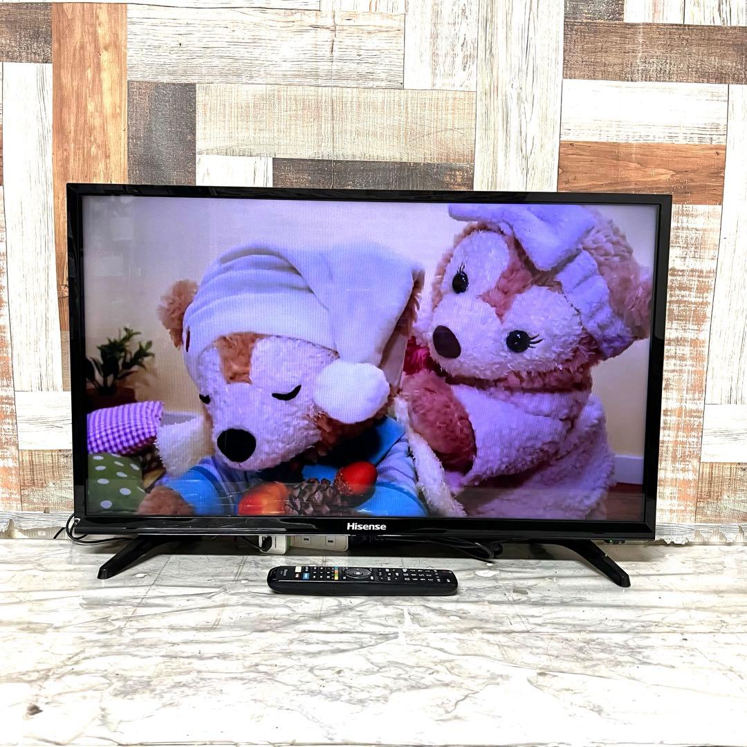 全国送料込❣️ハイセンス32型V液晶テレビ YouTube、U-NEXT⚪︎
