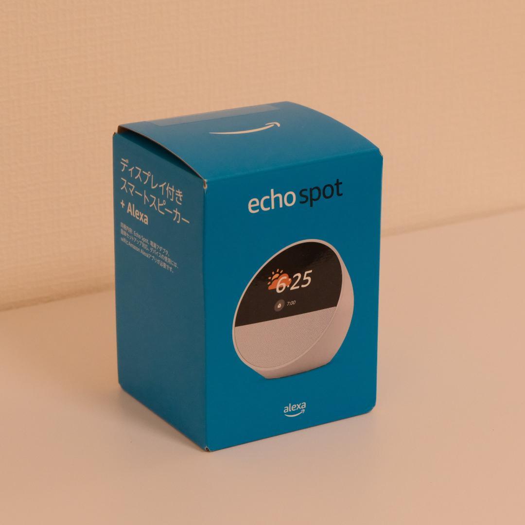 Echo Spot スマートスピーカー グレーシャーホワイト