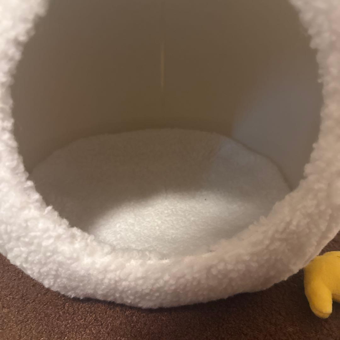 MOFUCAT ニワトリさんキャットハウス たまご爪とぎ＆トラックボールトイ付き