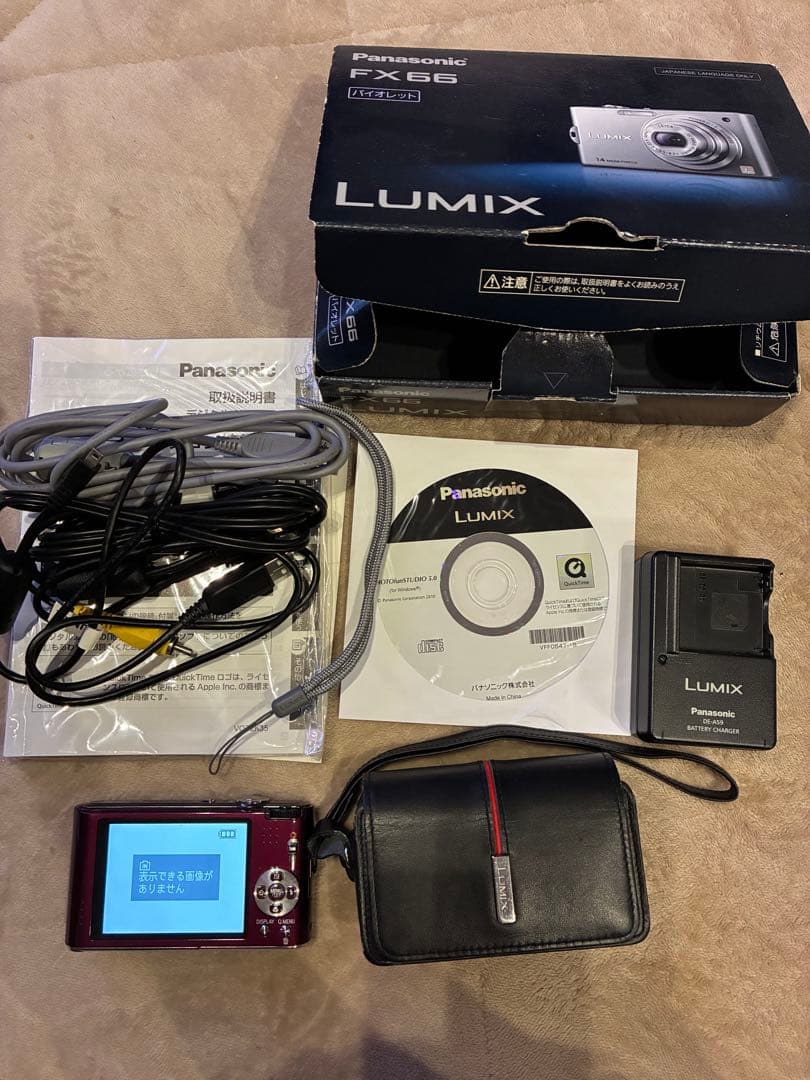 Panasonic LUMIX FX66 赤色 デジタルカメラ