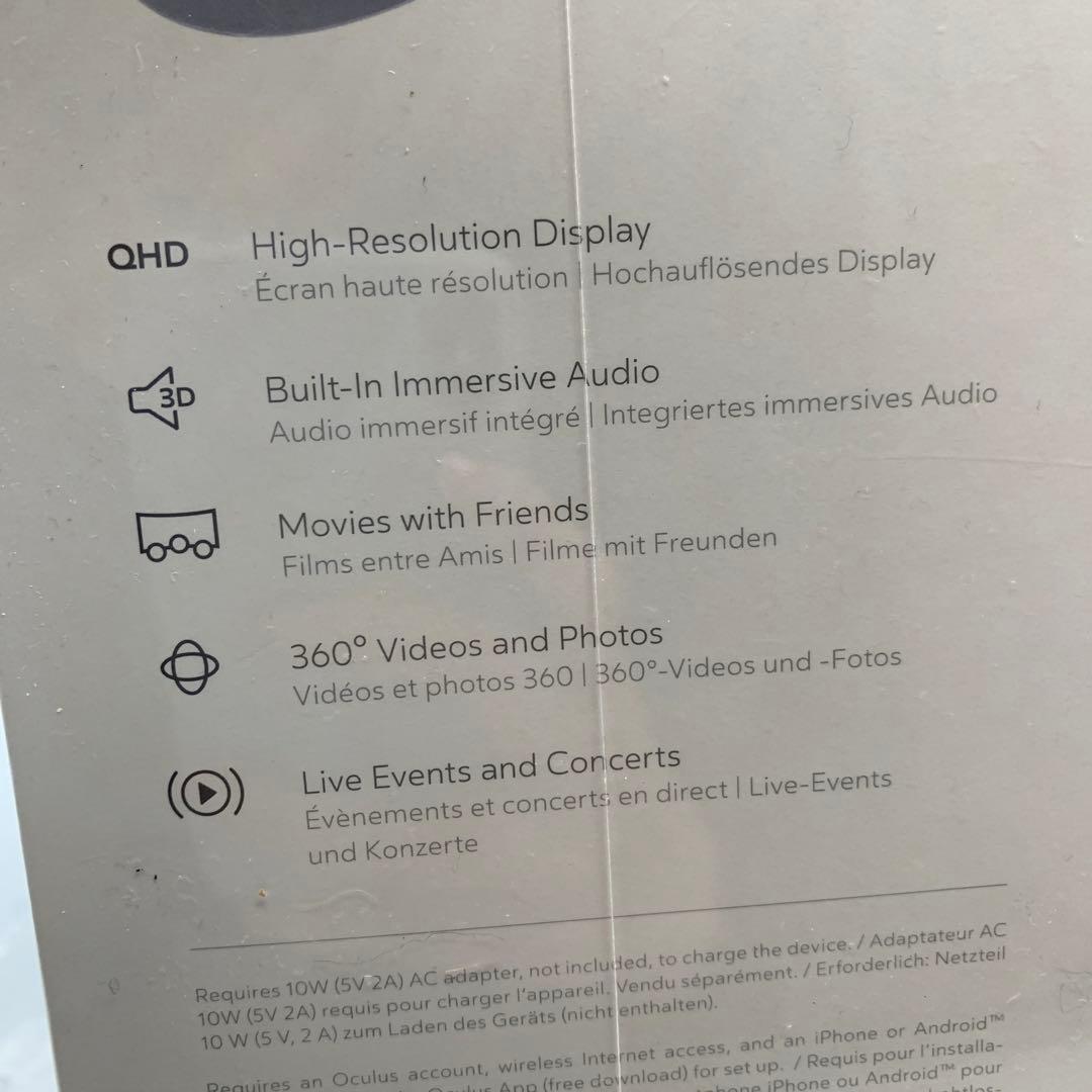  Go 64GBモデル スタンドアローン型VRヘッドセット