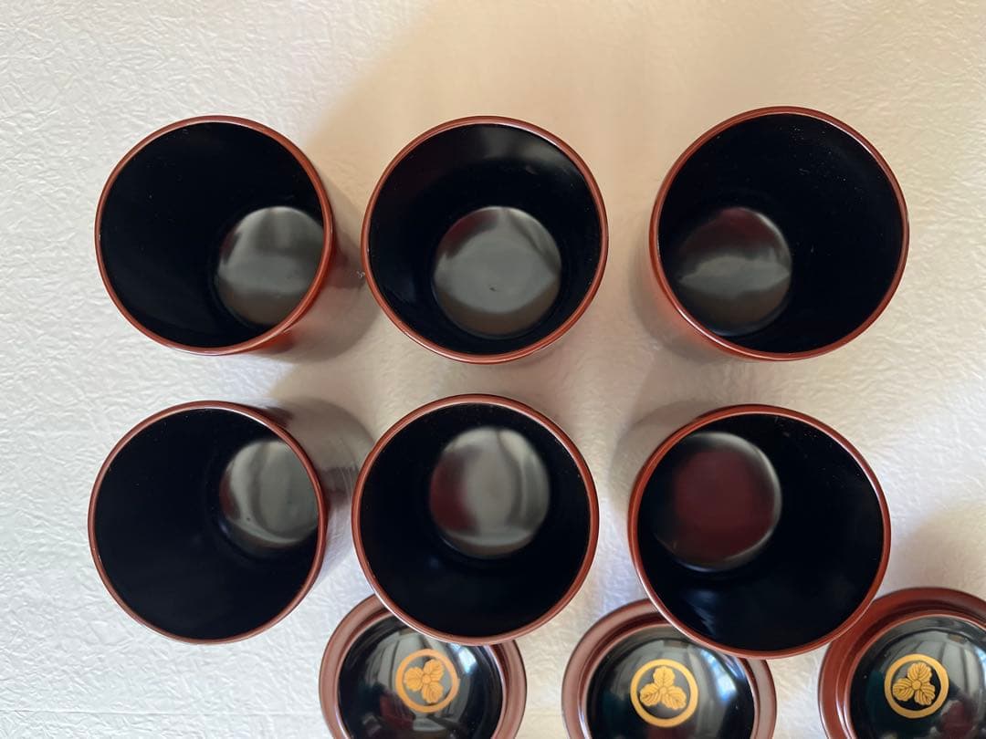 漆器 小吸物椀 6客　茶会席