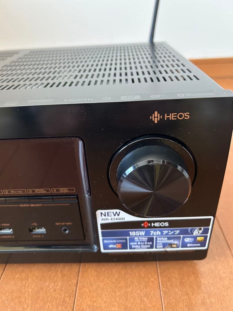 【お値下げ！】DENON AVR-X2400H 185W 7ch AVアンプ