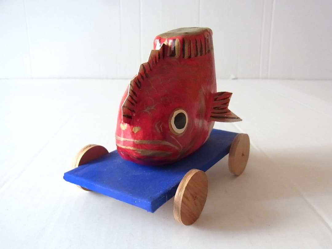 浜松張子『鯛車』／フォークアート 郷土玩具 民藝