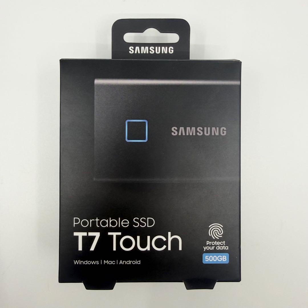 Samsung T7 Touch 500GB 指紋認証 USB3.2 Gen2