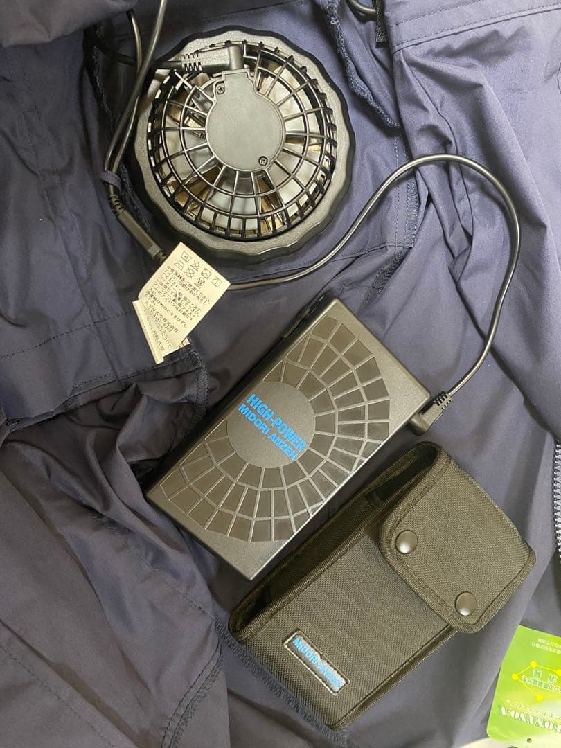 COOLFAN ファン付きジャケット M ネイビー