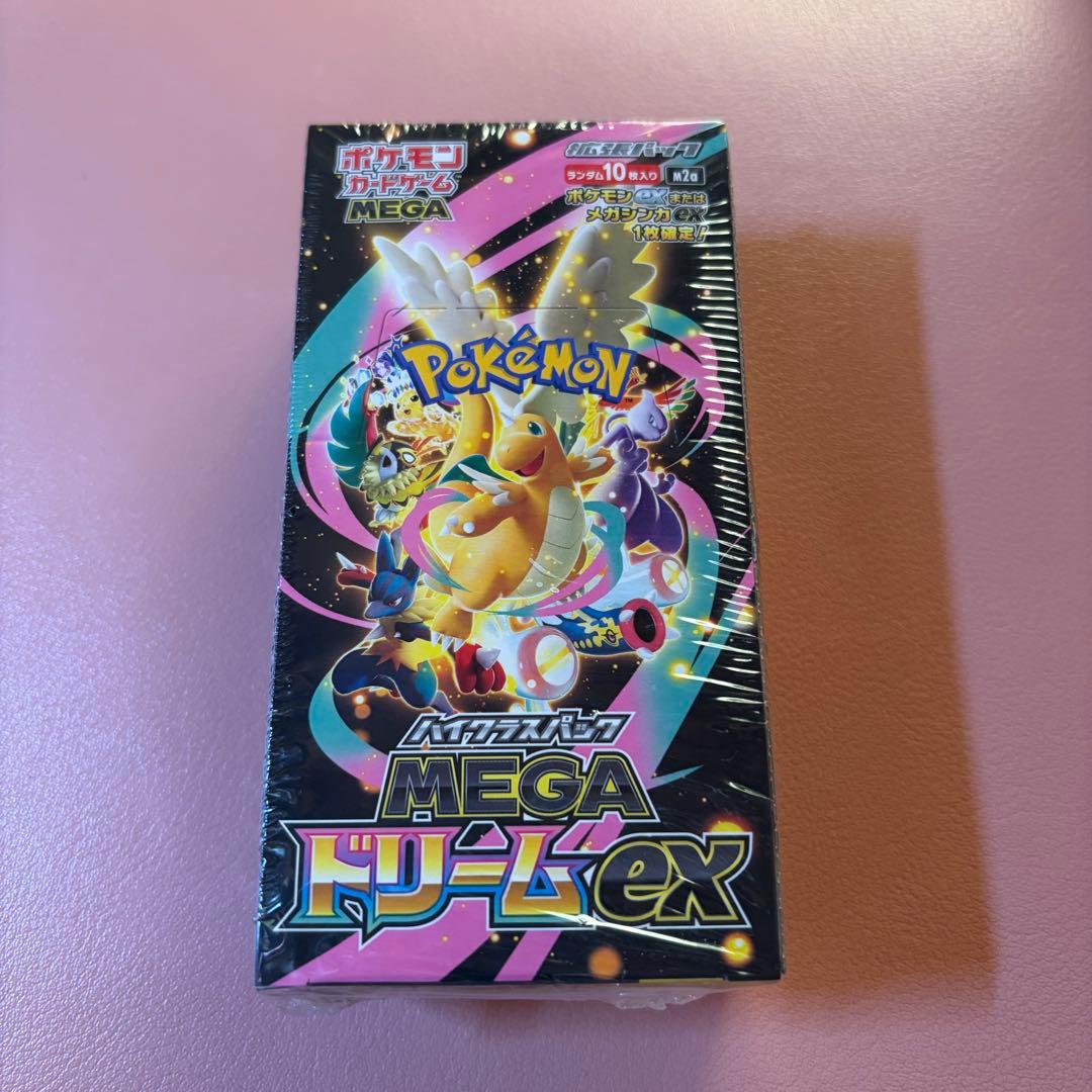 ポケモンカードゲーム MEGAドリームex 1box シュリンク付き