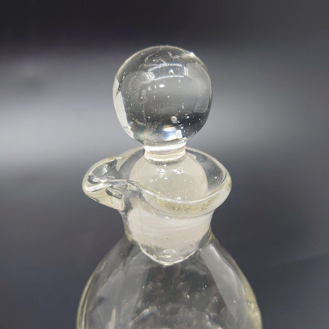 【倉敷ガラス】小谷眞三作 吹きガラス クリア 醤油瓶