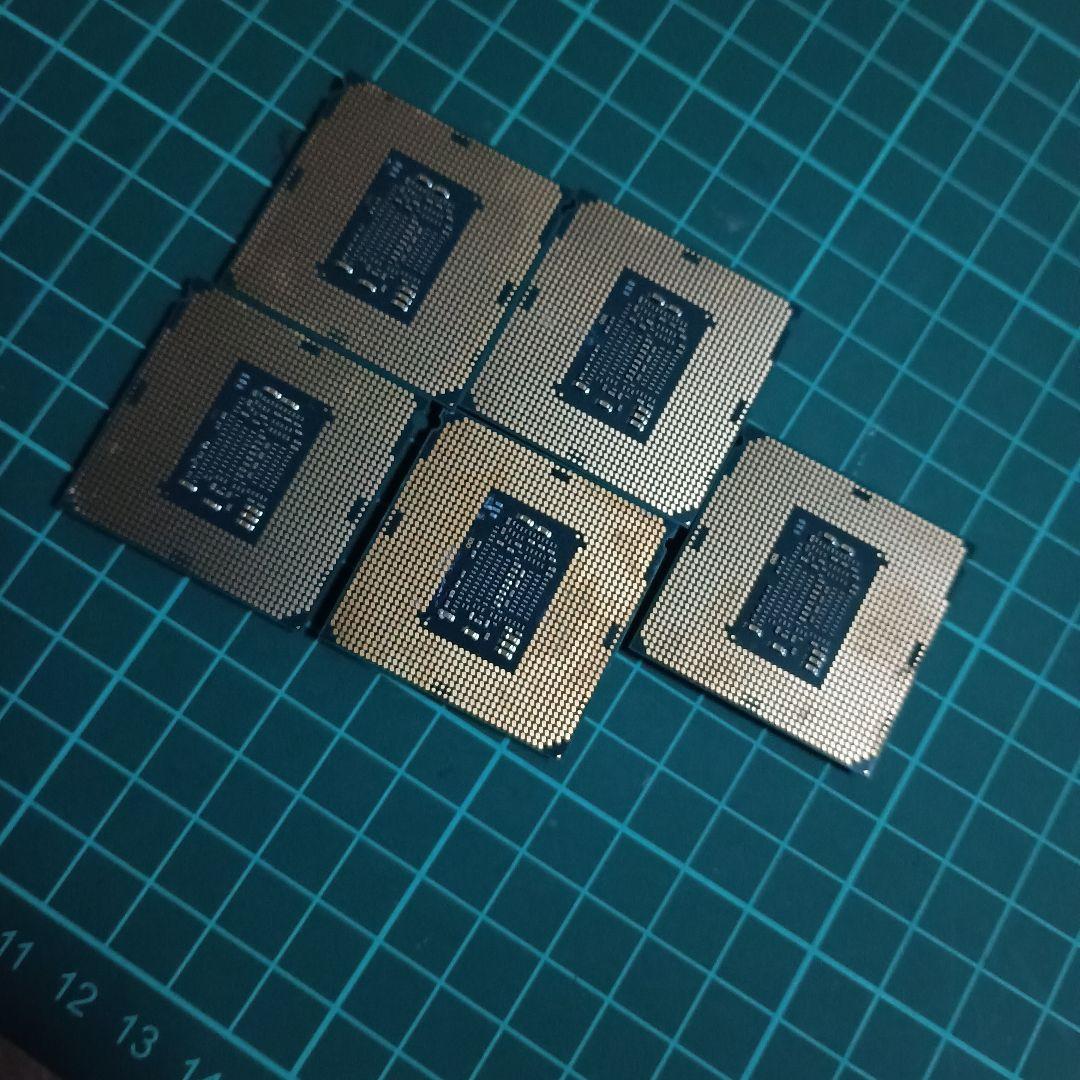 Intel Core i3-9100 CPU 3.60GHz 5枚セット