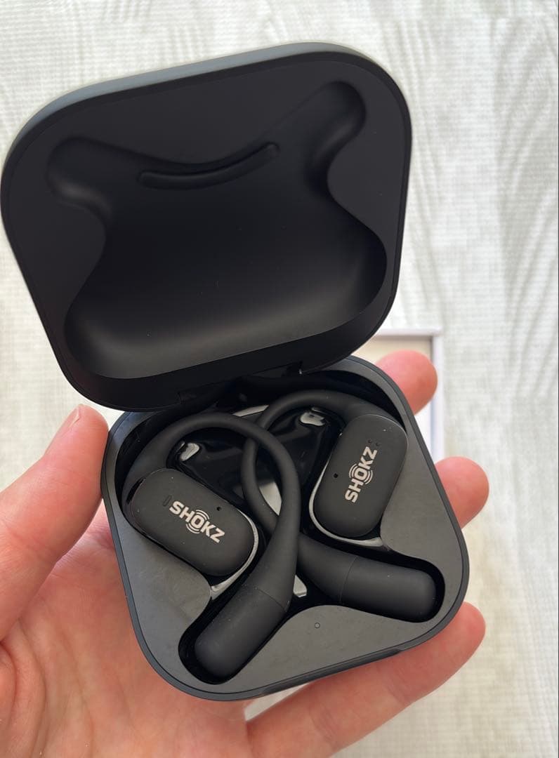 SHOKZ OPENFIT ブラック ワイヤレスイヤフォン