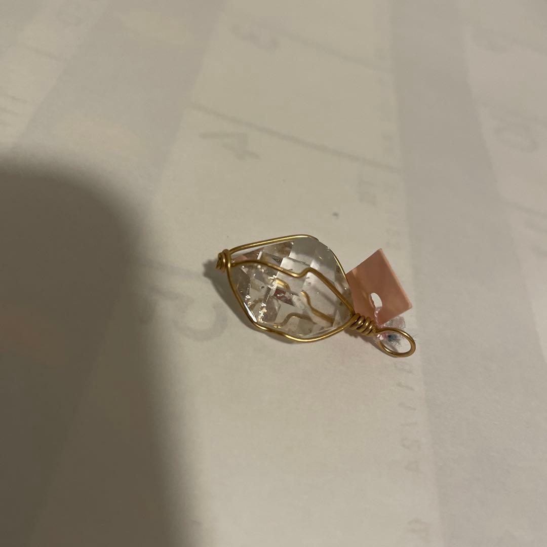 新品 クレッグ•ジュンジュラス ハーキマーダイヤモンド ペンダントトップ