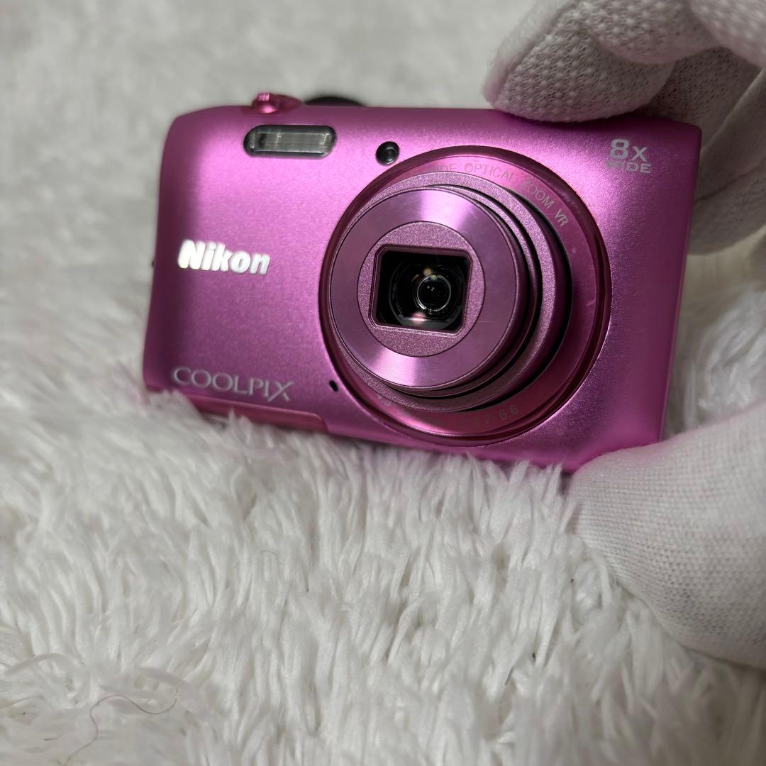 【美品】ニコン Nikon クールピクス COOLPIX S3600 ピンク