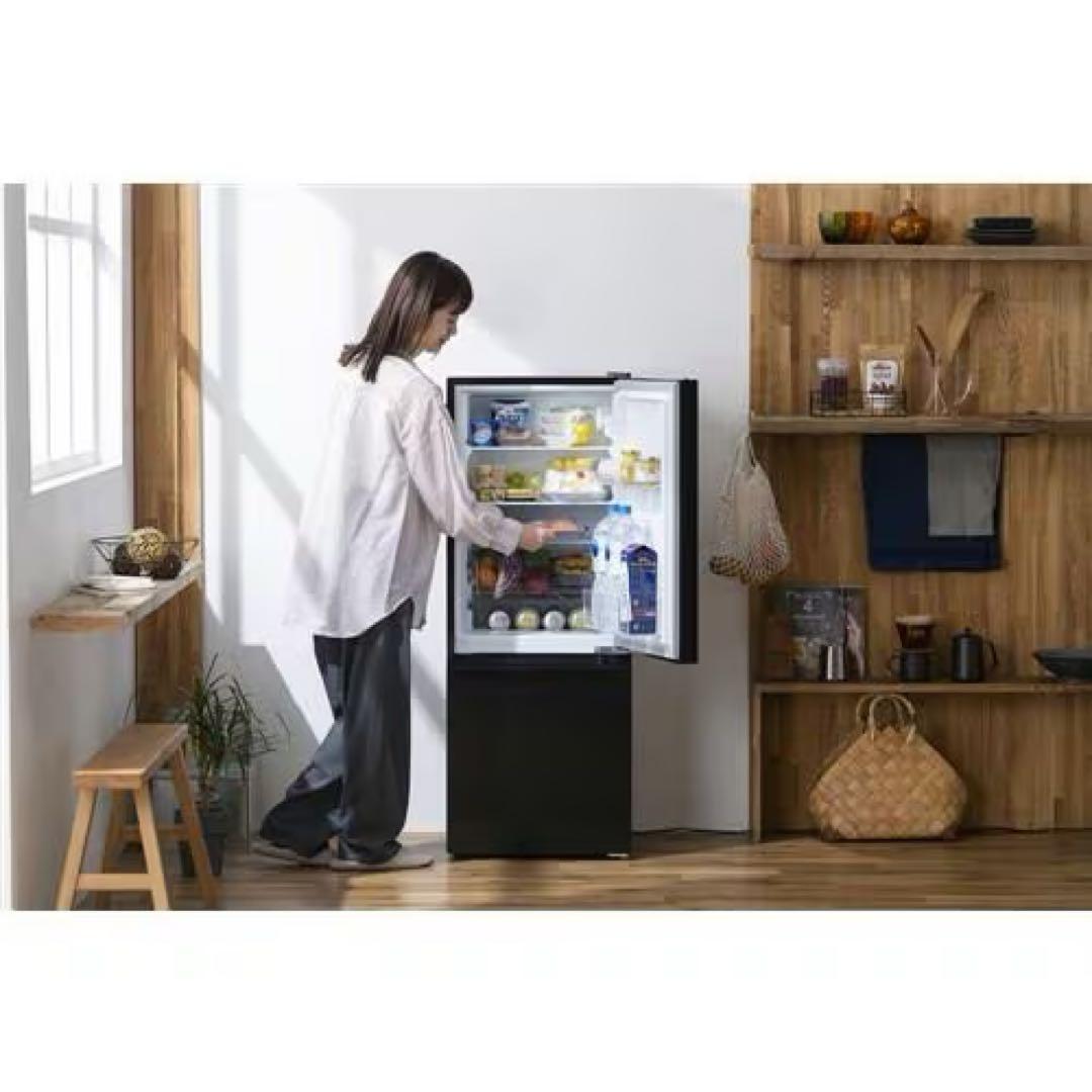 ［品川区］アイリスオーヤマ 133L 右開き 2ドア 幅47cm 急速冷凍モード