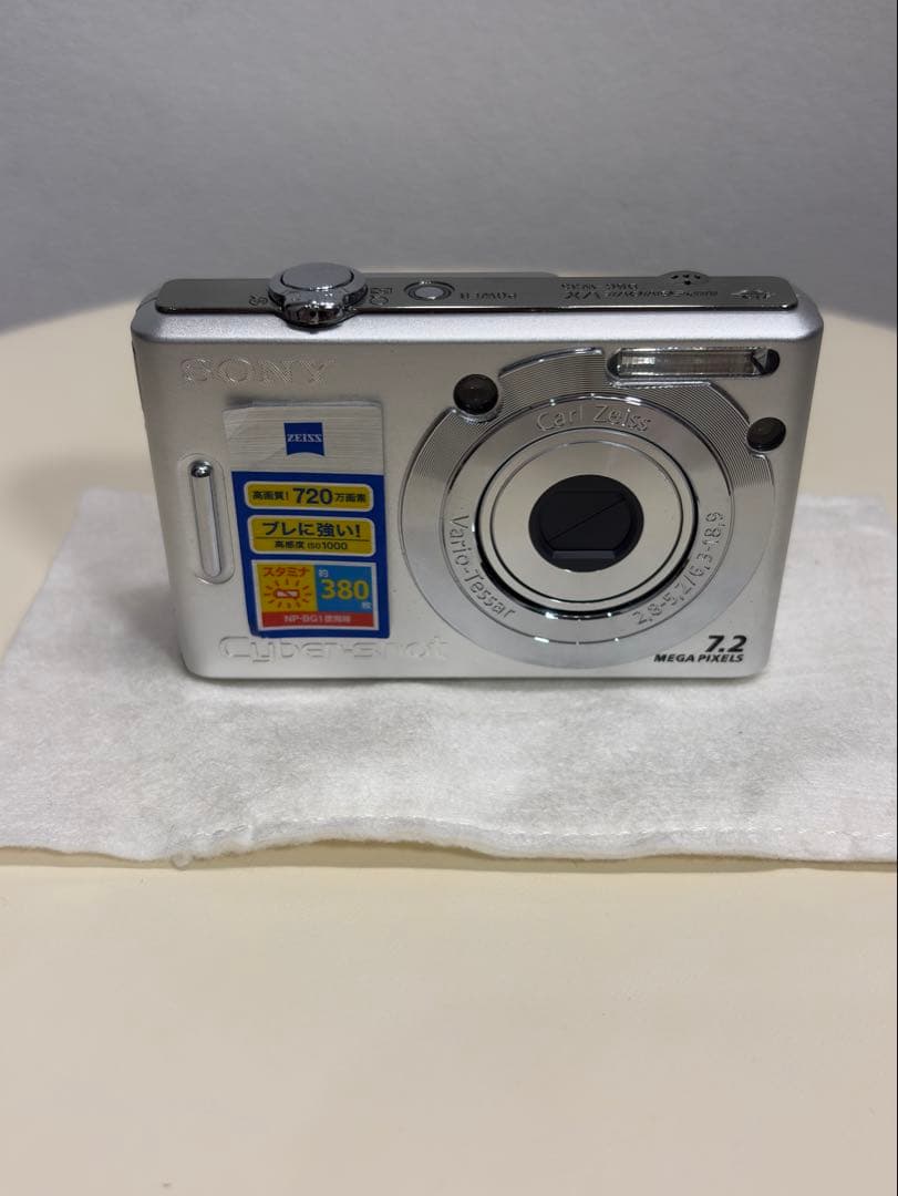 【極美品】SONYソニーCyber-ShotDSC-W35デジカメケースカード付