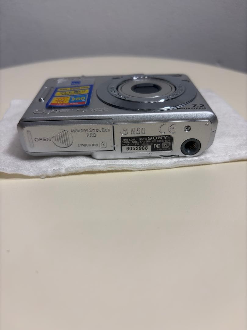 【極美品】SONYソニーCyber-ShotDSC-W35デジカメケースカード付