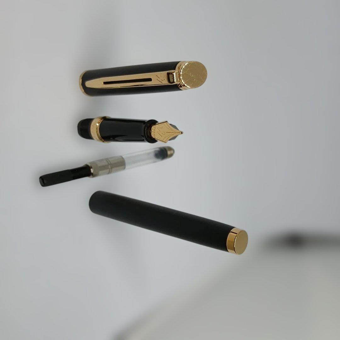 Waterman マットブラック 万年筆 F細字