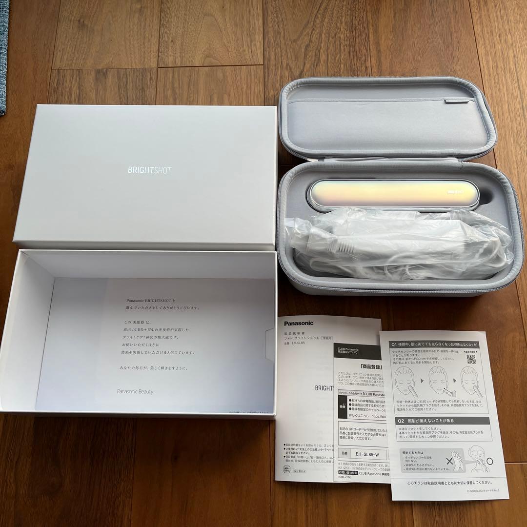 美顔器 Panasonic フォトブライトショットEH-SL85-w