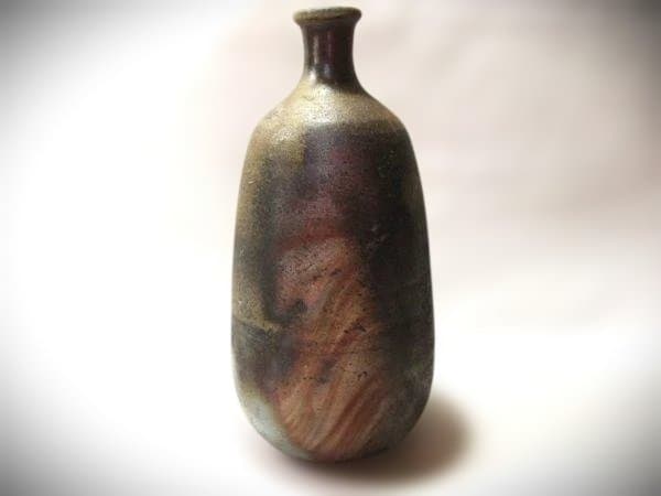 備前焼 登窯 備前焼窯元 備前陶苑 酒器 焼締 徳利 共箱