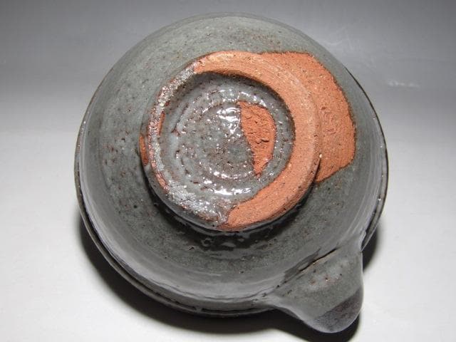 十二代 中里太郎右衛門(無庵) 唐津皮鯨茶碗 片口茶碗 裏千家鵬雲斎花押e205