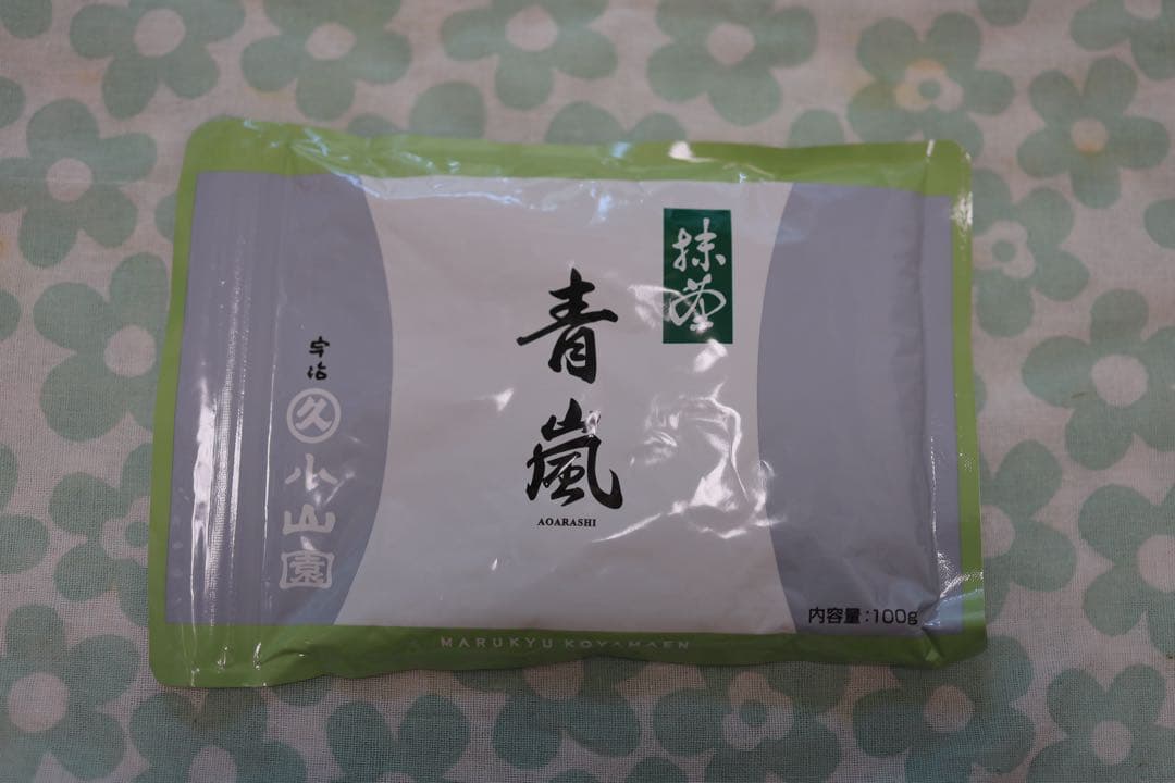 宇治 丸久小山園 抹茶 青嵐100g袋 【4袋セット】
