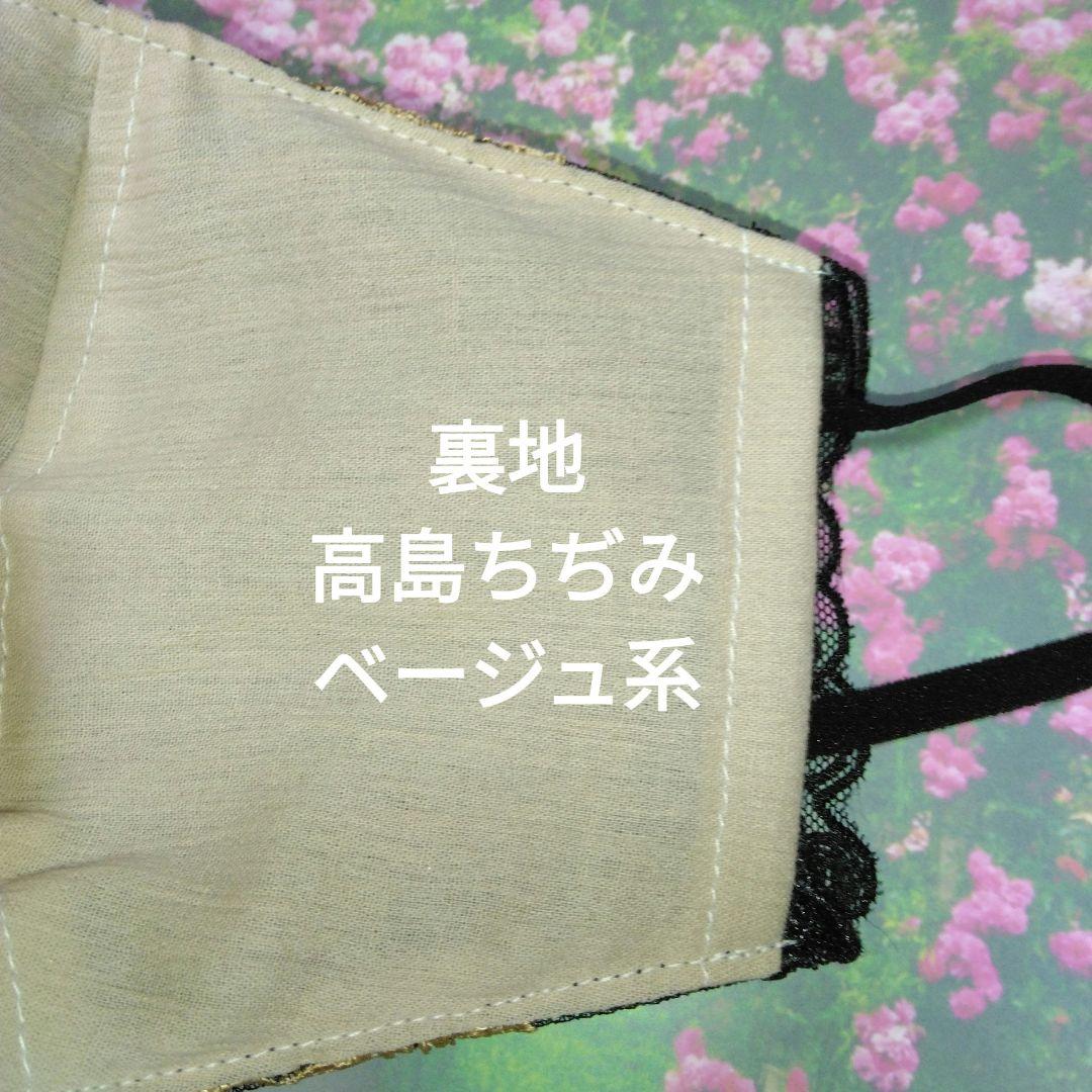 おしゃれなマスクカバー/裏地高島ちぢみ(618)