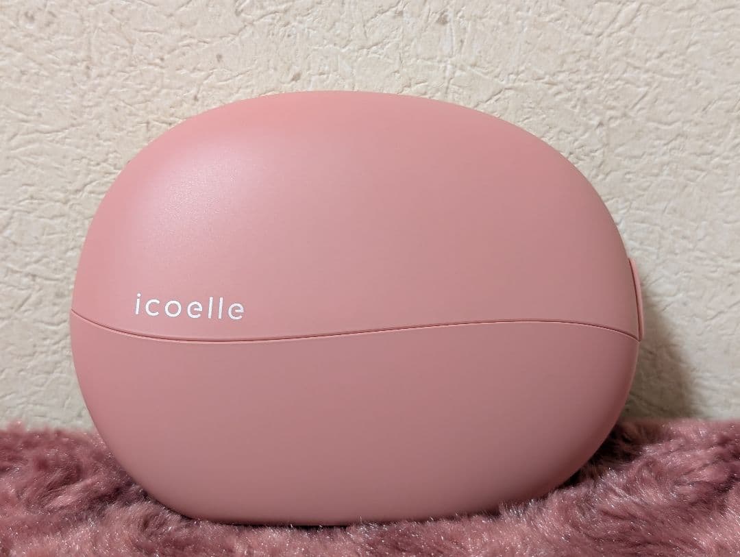 イコエル イオンコームアイロン IICI-10 スモーキーピンク【美品】