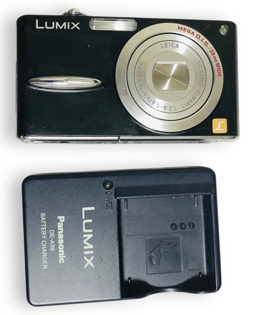 動作品 パナソニック LUMIX DMC-FX30 コンパクト カメラ ブラック
