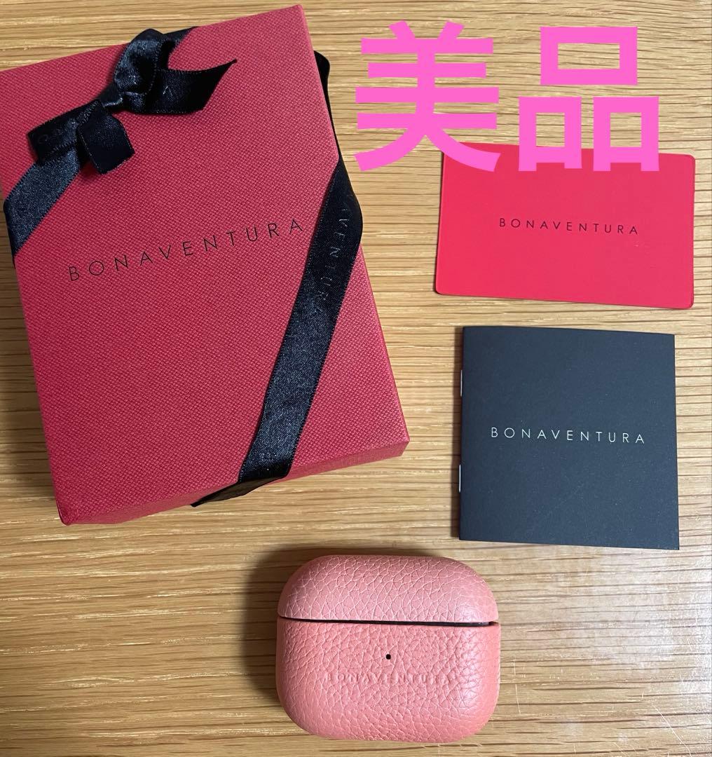 BONAVENTURA ピンクレザー イヤホンケース