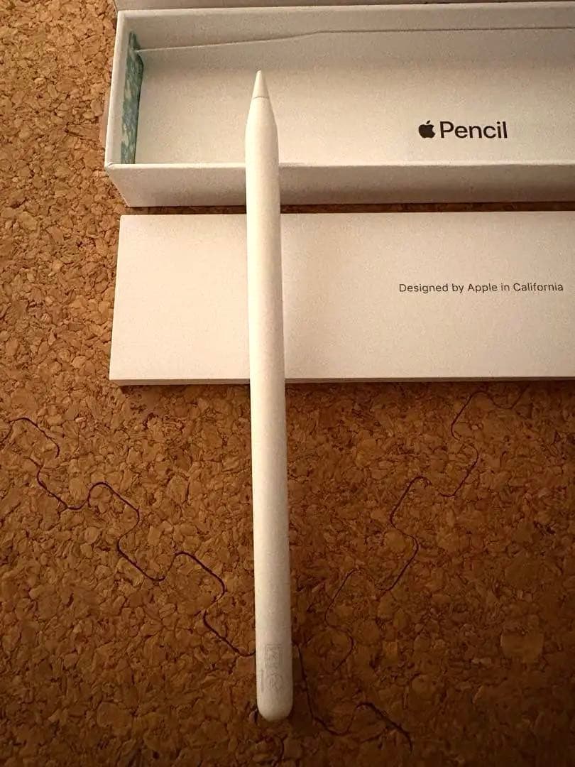 【美品】Apple Pencil 第２世代　ホワイト 箱付き　作動問題なし