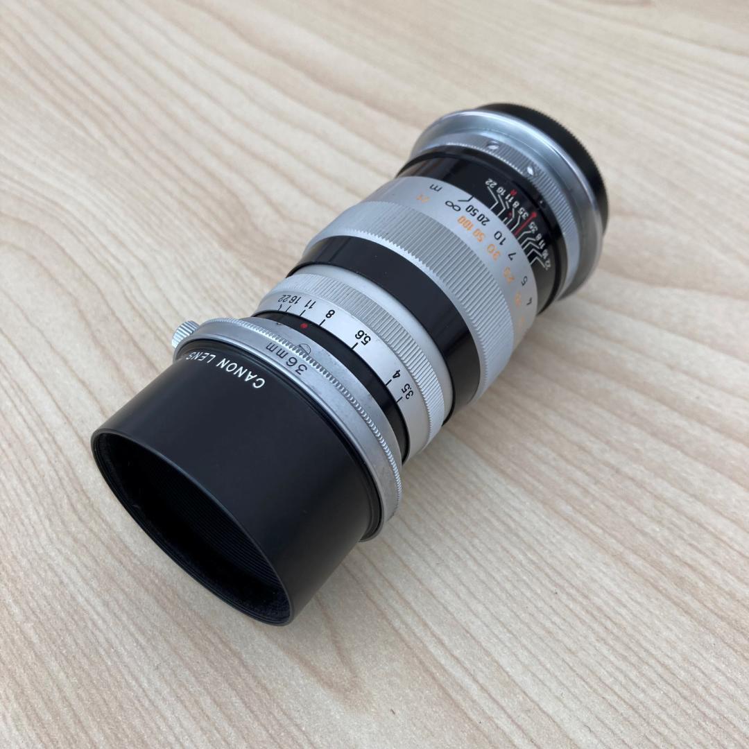 キヤノン100mm F3.5 Lマウント レンズ + 純正100mmファインダー