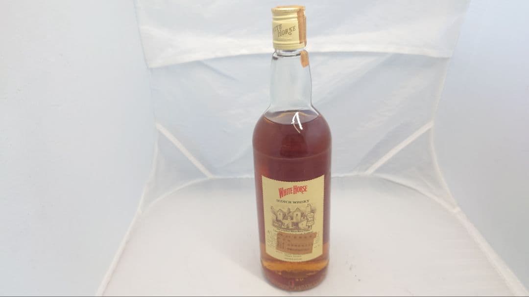 70年代　初頭　ホワイトホース　古酒　ウイスキー　四頭引き　未開栓　古酒　760