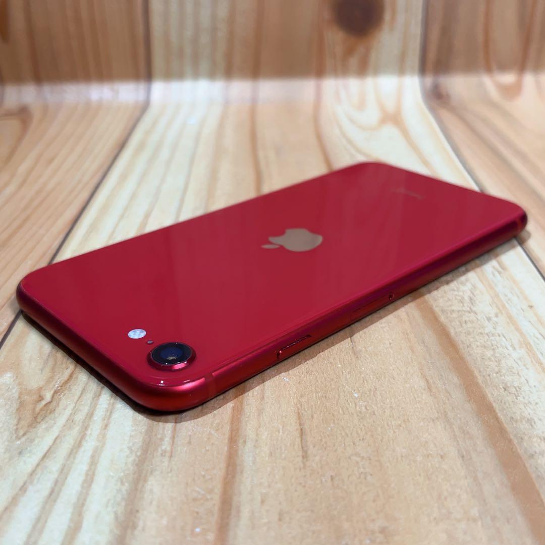 SIMフリー 本体 iPhone SE2 128 GB 631 レッド 電池新品