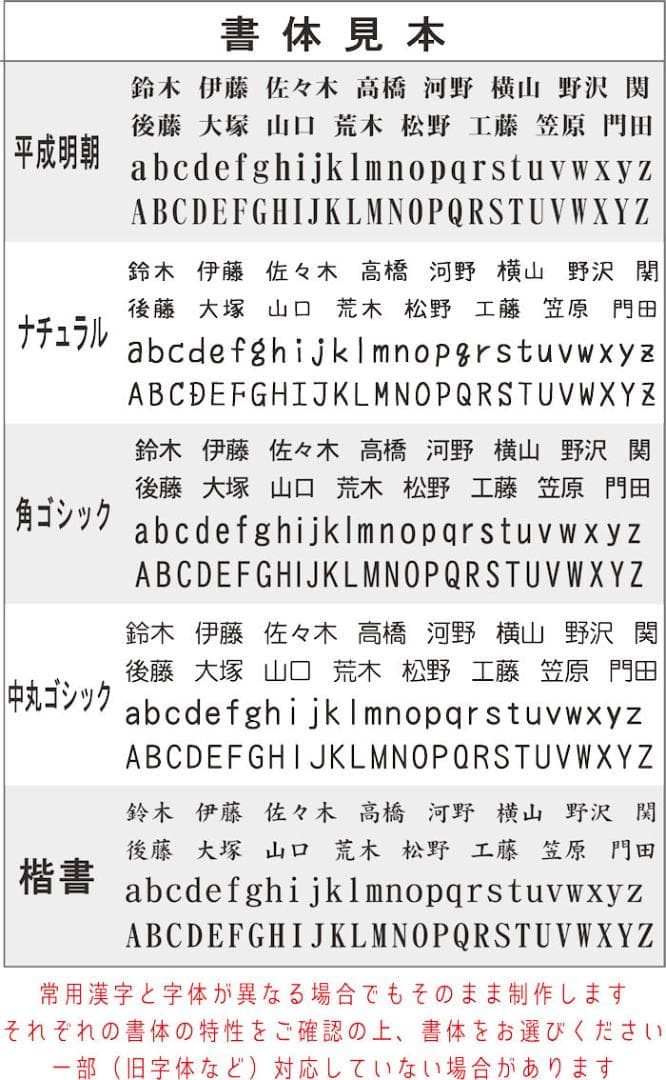 家紋入。5個【オーダー名札 60×25mm】 クリップ ピン 会社 学校 病院