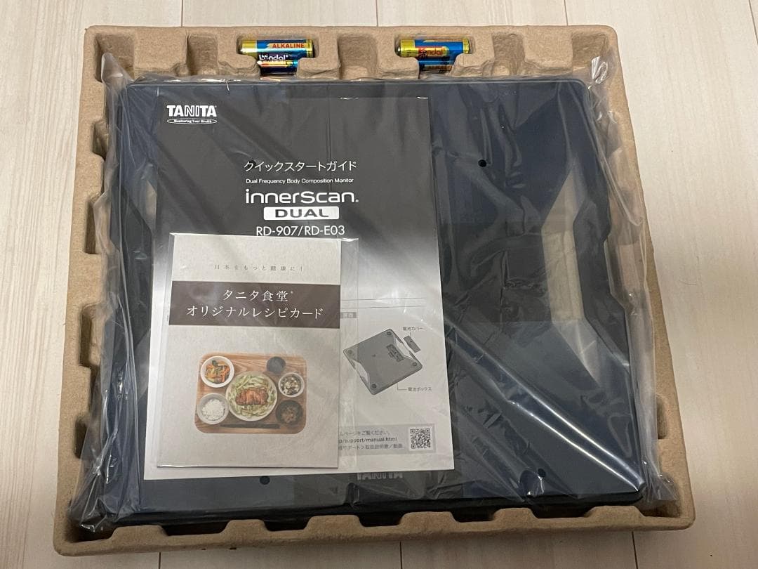 【新品】タニタ 体組成計 ブラック（ RD-907 BK）スマホでデータ管理