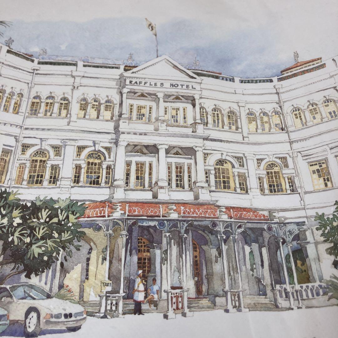 未使用品　シンガポールRaffles Hotel シリアル入り　ラッフルズホテル