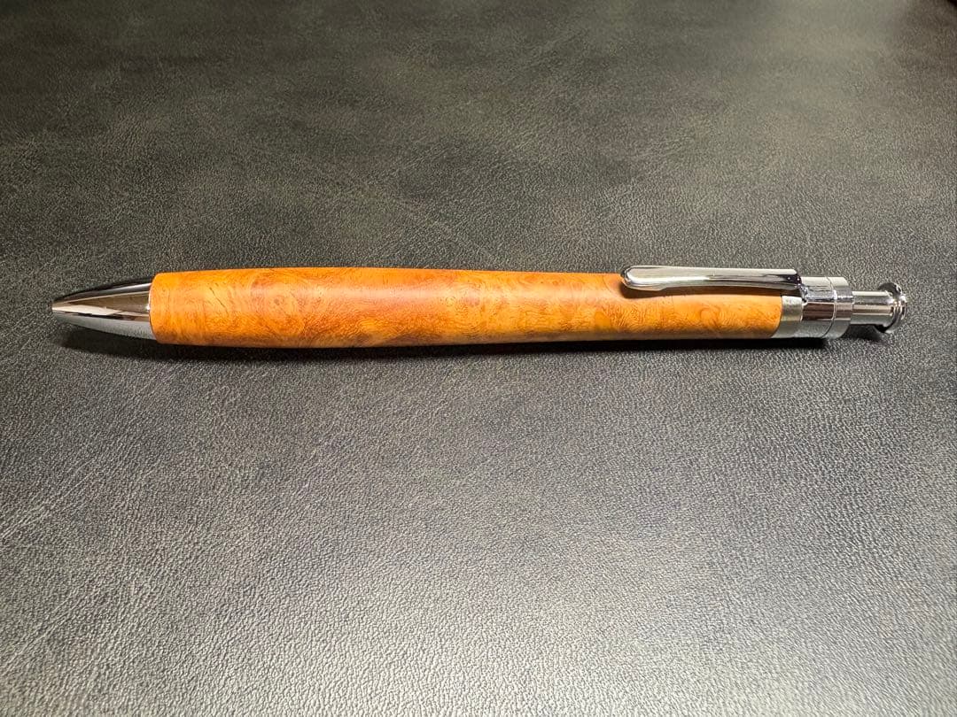 【タイムセール中‼️】工房楔 ルーチェペン 花梨こぶ杢 0.7mm