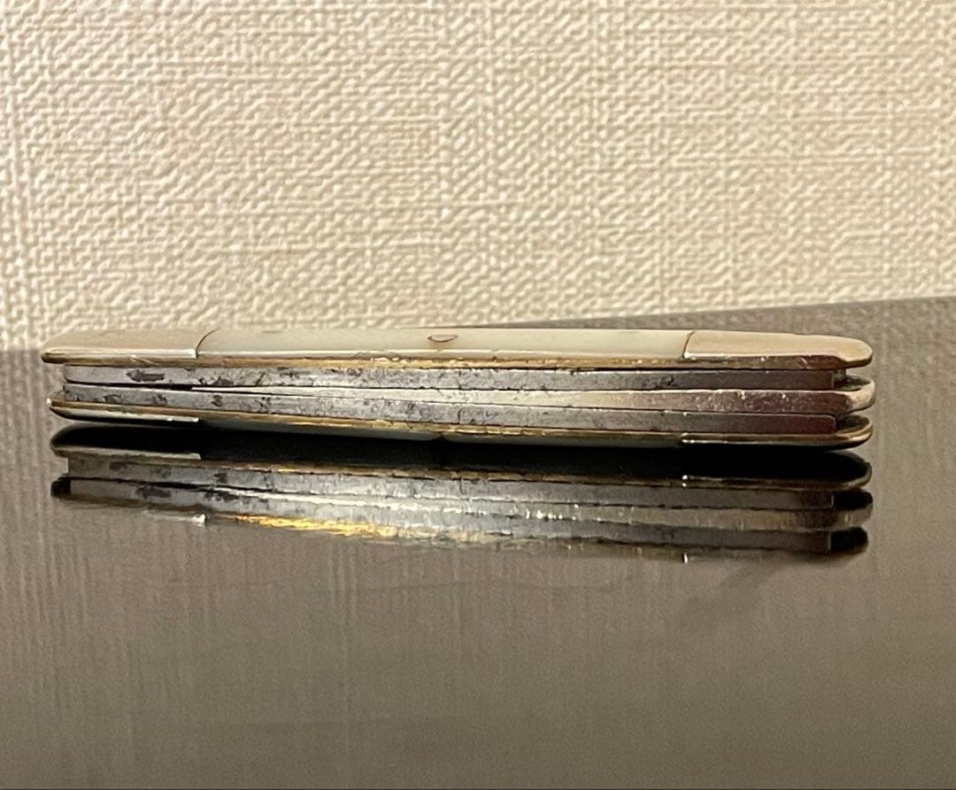 チャレンジカトラリー（株）　コネチカット　アンティーク　MOP 3枚刃ナイフ