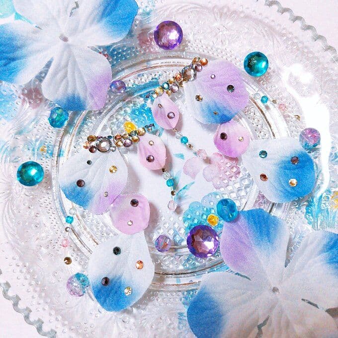 ❤感謝品★紫陽花美姫の涙★下partyまつげ ★送無料●即買不可