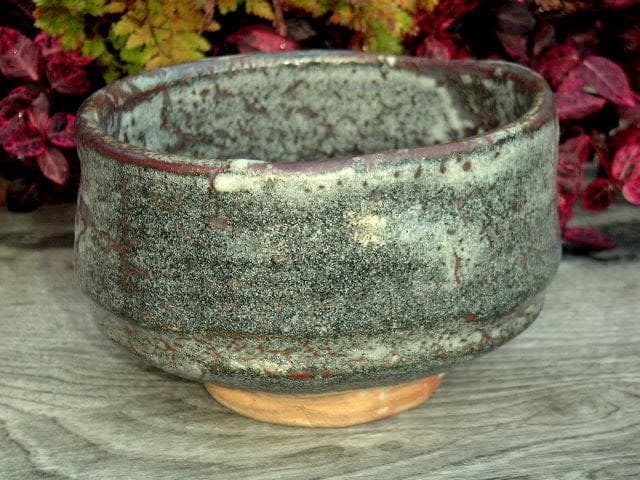 ♥鼠志野　茶碗　無銘　骨董品