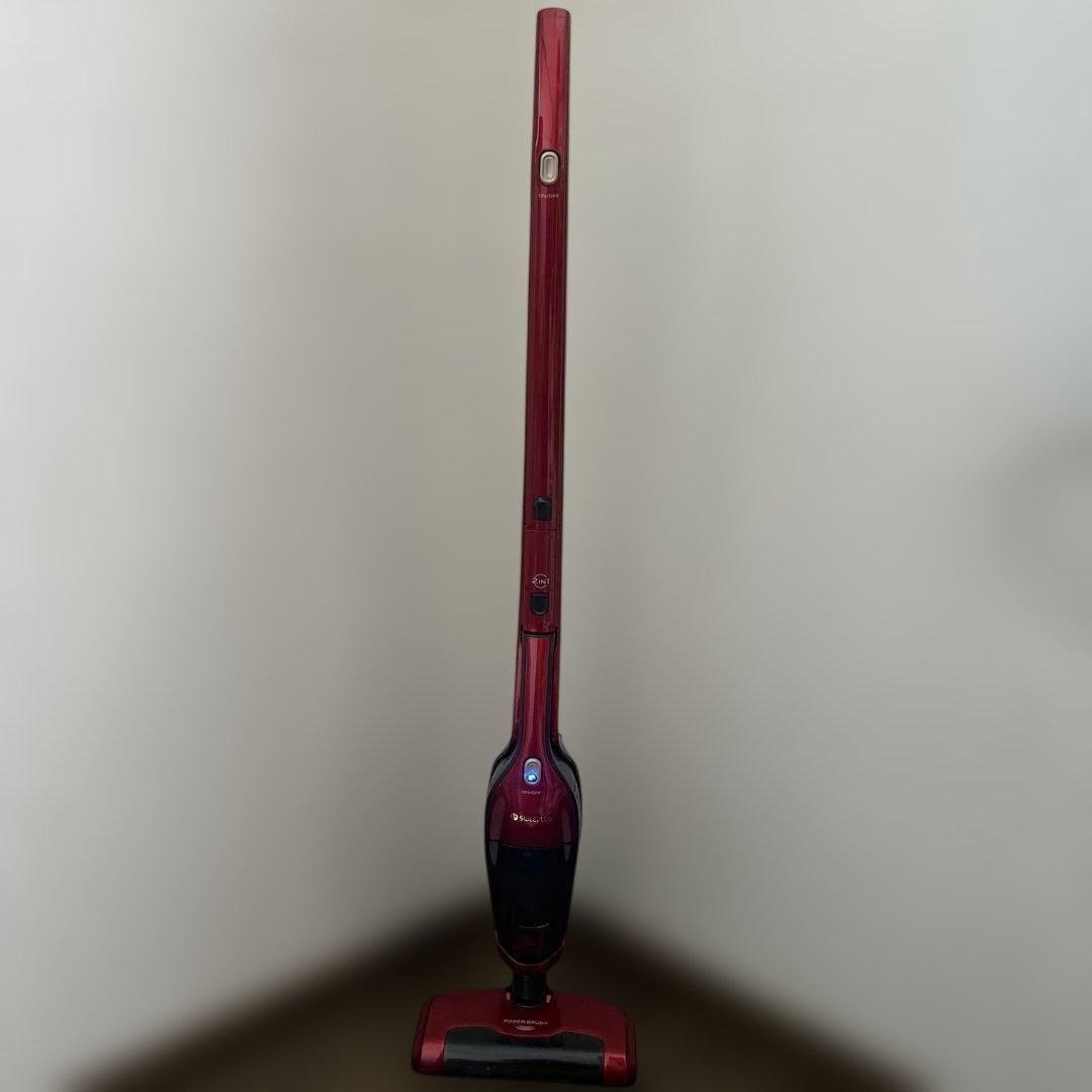 SWEPLUS 掃除機 レッド パワーブラシ　ハンディ掃除機　クリーナー　レッド