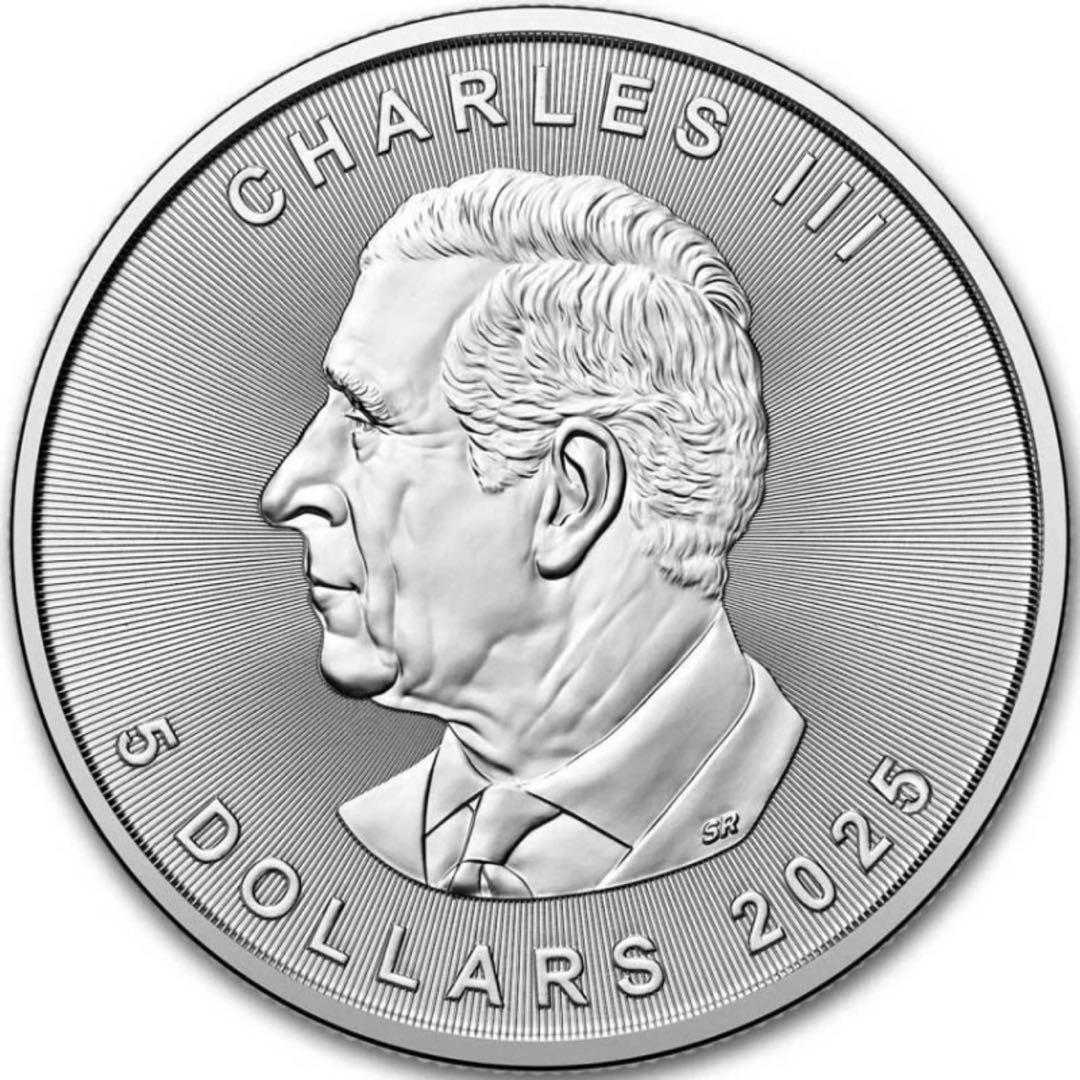 100枚限定 メイプルリーフ 銀貨 カラー エジプト オシリス 1オンス 1oz