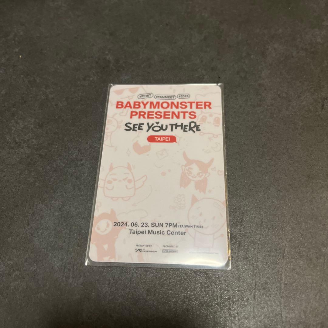 BABYMONSTER ベビモン　ファンミ　台北　台湾　VIP トレカ　アサ