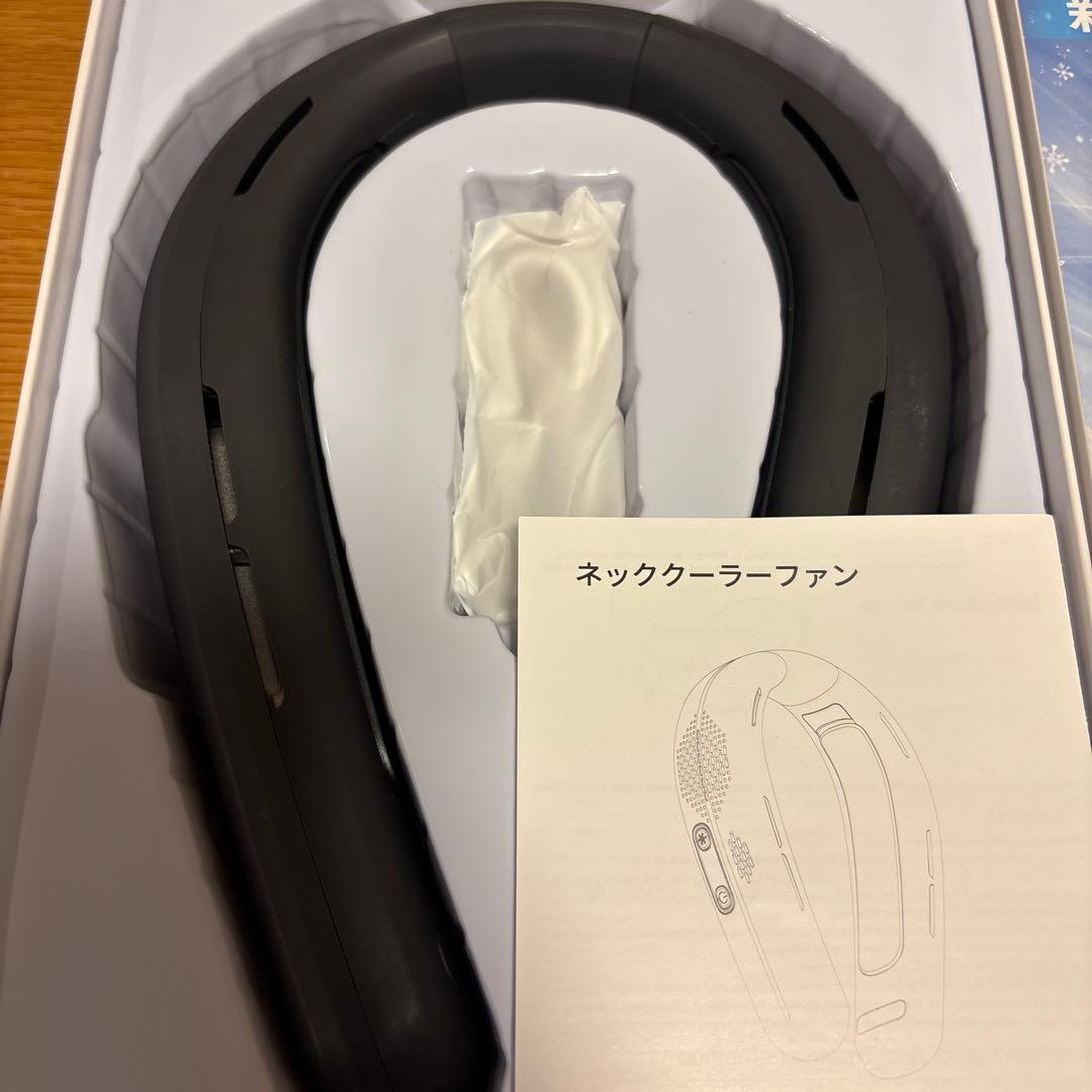 新型 ネッククーラー ブラック　ネッククーラーファン