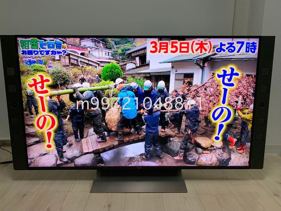 極美品【55型】BRAVIA ハイレゾスピーカー 4K液晶テレビ「X9500E」