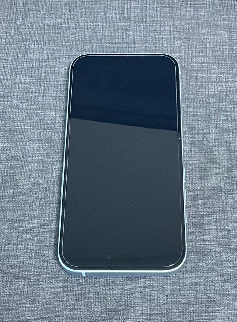 iPhone15　128GB/ブルー　SIMフリー バッテリー 87% おまけ付