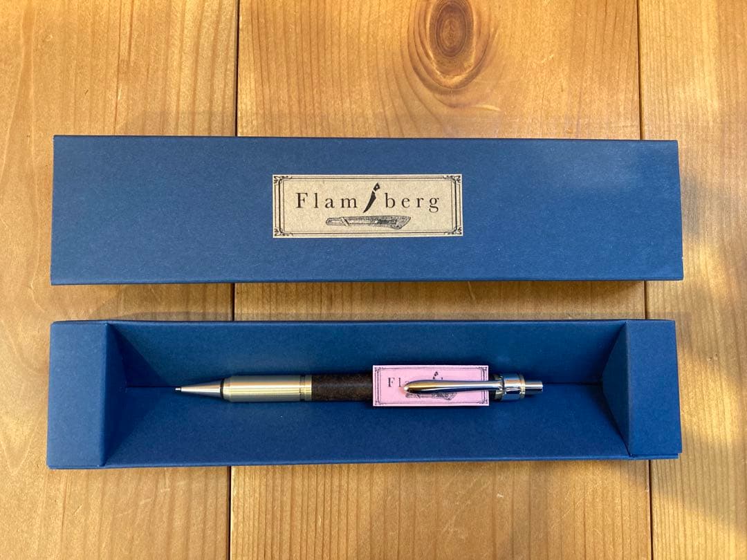新品未使用　Flamberg/フランベルク　木製手帳シャープペン