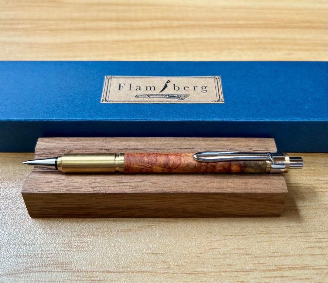 フランベルク　手帳シャーペン　花梨紅白　未使用 Flamberg